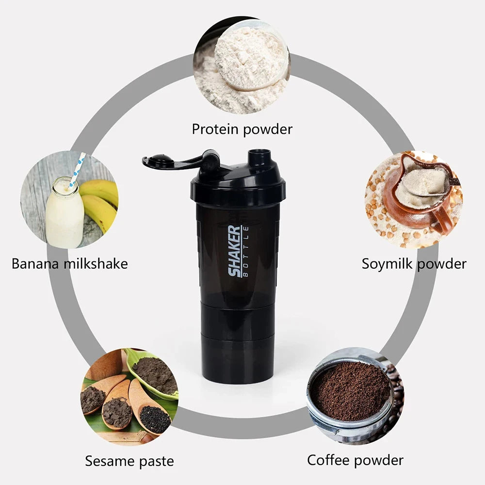 3-Layer Shaker Bottle